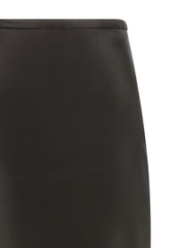 CO Leather Skirt Black