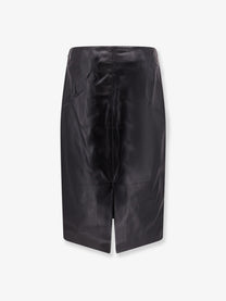 ARMA Women's Leather Skirt Black
