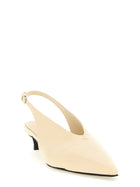 Jil Sander Leather Slingback Beige, view 2