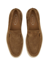 Tod's Men's Leather Slipper Loafer Brown