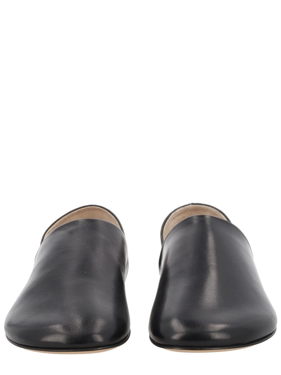 JW Anderson Women's Leather Slipper Shoe Black