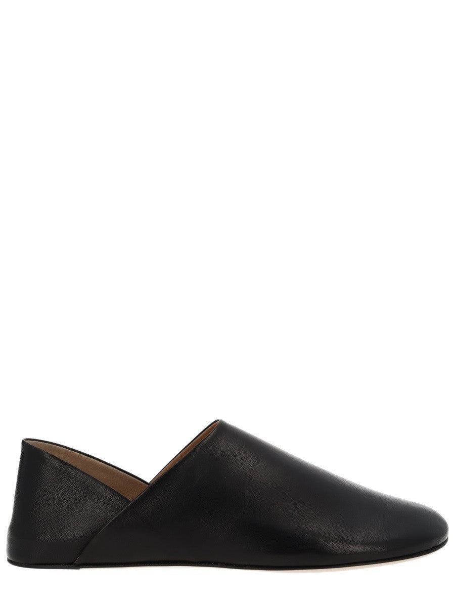 JW Anderson Men's Leather Slipper Shoe Black