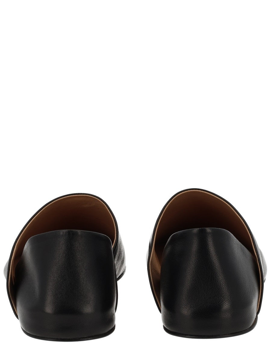 JW Anderson Men's Leather Slipper Shoe Black