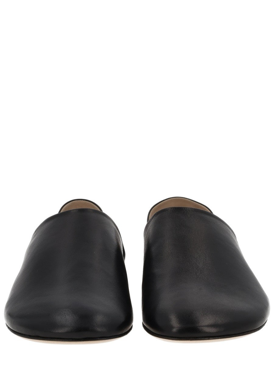 JW Anderson Men's Leather Slipper Shoe Black