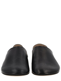 JW Anderson Men's Leather Slipper Shoe Black
