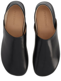 JW Anderson Women's Leather Slipper Shoe Black