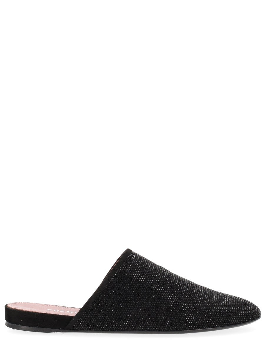 Premiata Women's Leather Slipper Black