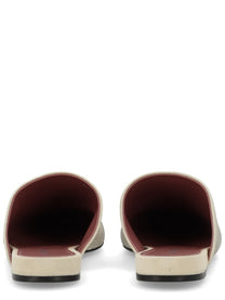 Premiata Women's Leather Slipper Beige