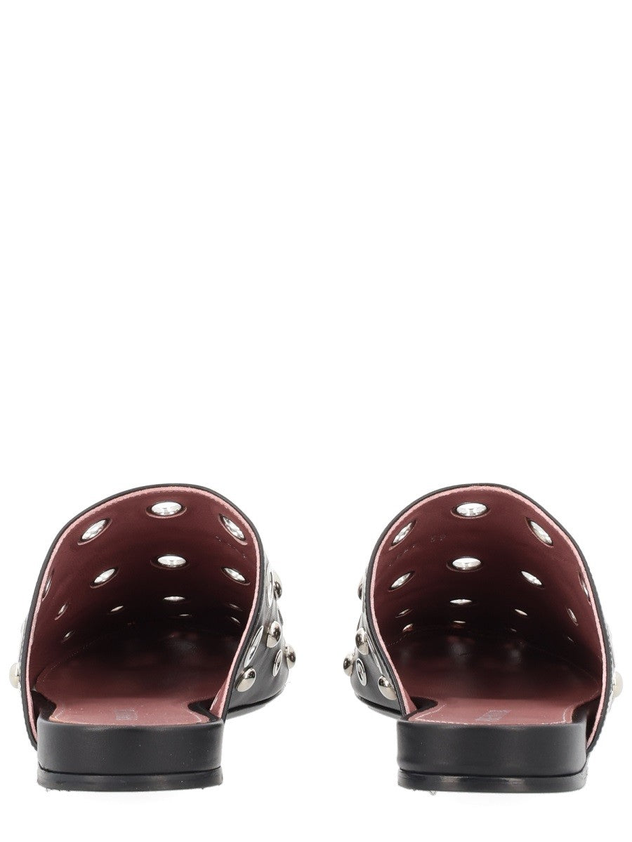 Premiata Women's Leather Slipper Black