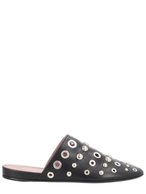 Premiata Women's Leather Slipper Black
