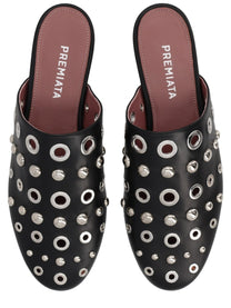Premiata Women's Leather Slipper Black