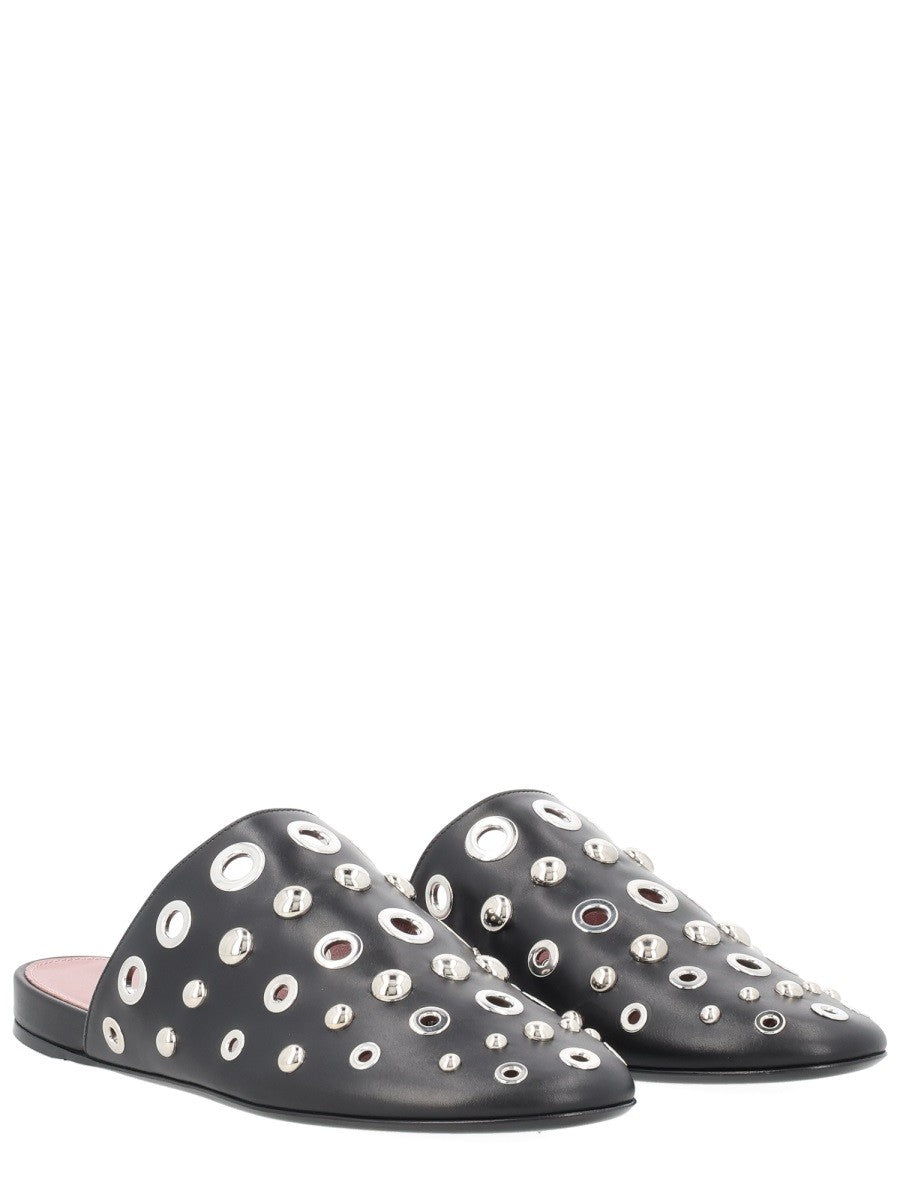 Premiata Women's Leather Slipper Black