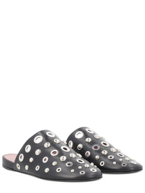Premiata Women's Leather Slipper Black