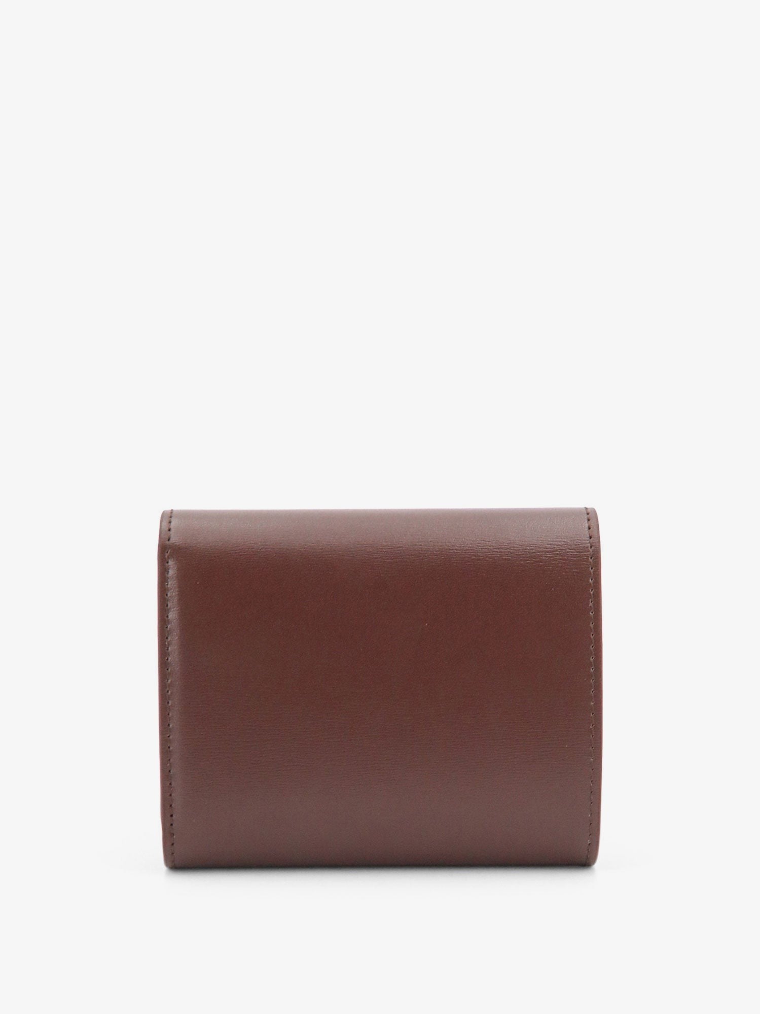 Celine Women's Leather Small Flap Wallet Brown