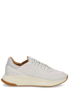BOSS Men's Leather Sneaker Grey