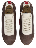 Uma Wang Men's Leather Sneaker Brown, view 5