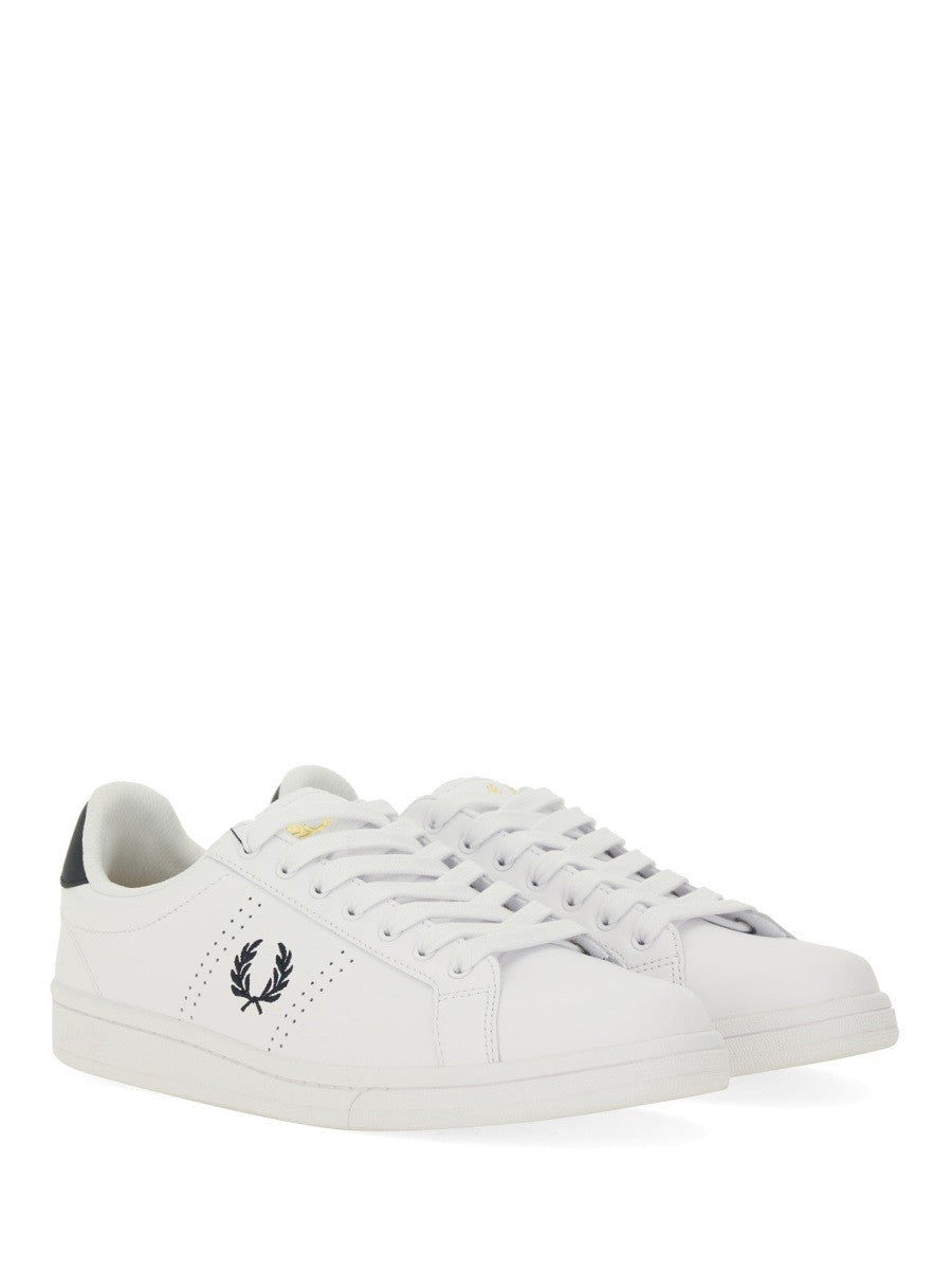 Fred Perry Men's Leather Sneaker White