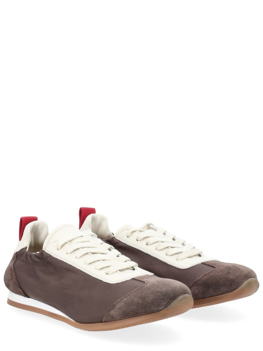 Uma Wang Women's Leather Sneaker Brown