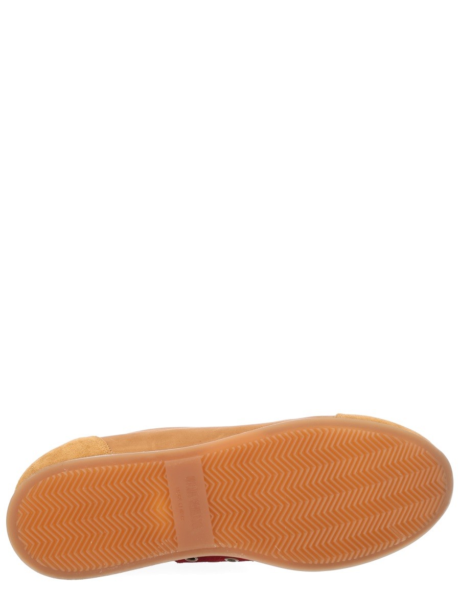 Uma Wang Men's Leather Sneaker Brown, view 6