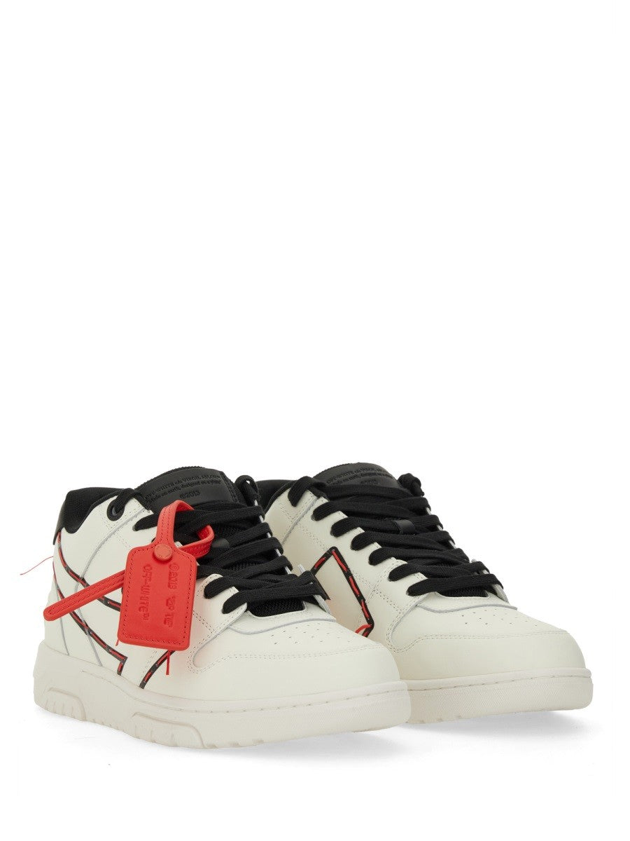 Off-White Men's Leather Sneaker White
