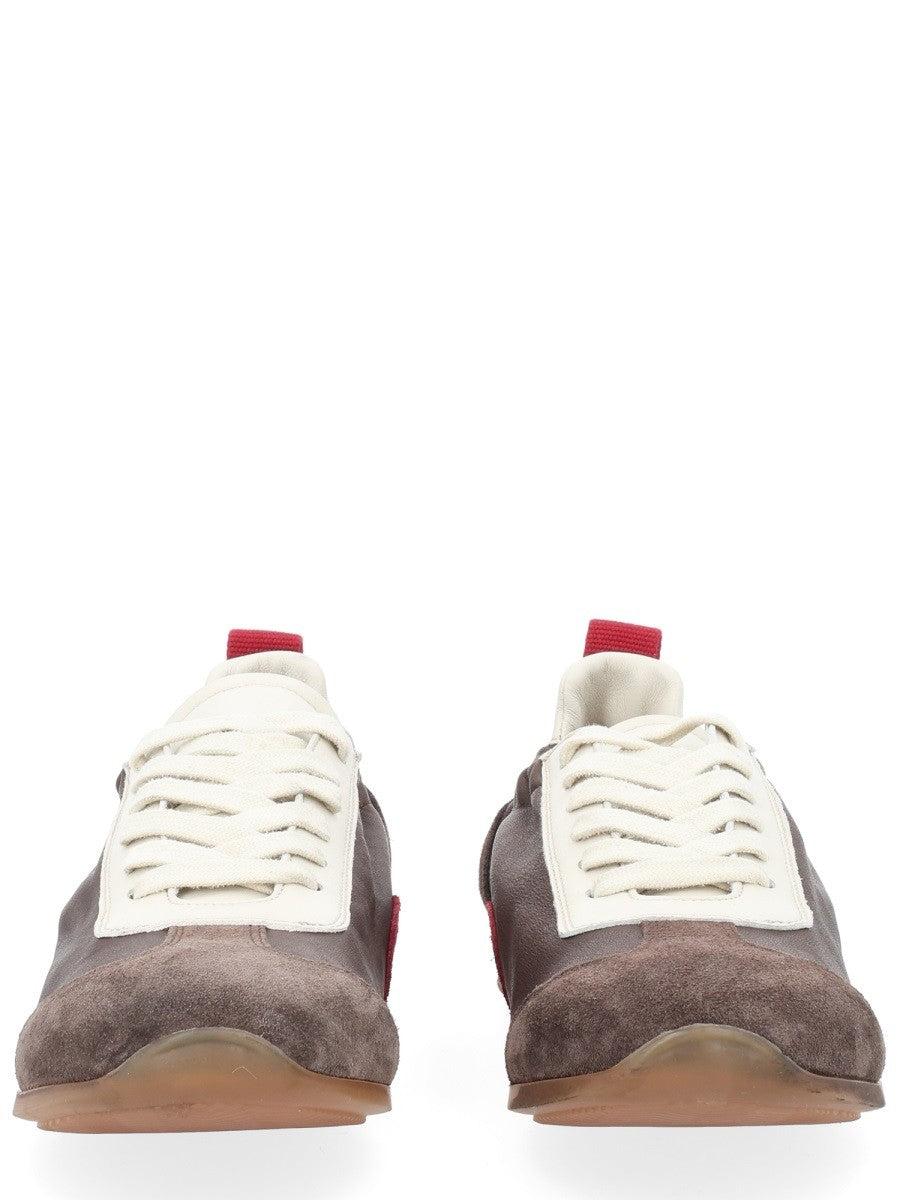 Uma Wang Women's Leather Sneaker Brown