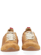 Uma Wang Men's Leather Sneaker Brown, view 2