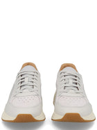 BOSS Men's Leather Sneaker Grey, view 3