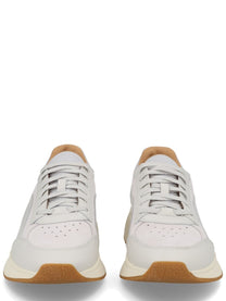 BOSS Men's Leather Sneaker Grey