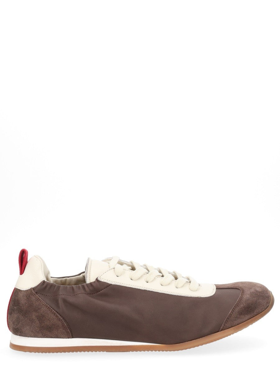 Uma Wang Men's Leather Sneaker Brown Uma Wang