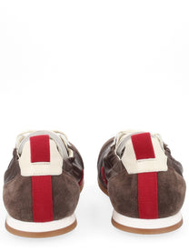 Uma Wang Men's Leather Sneaker Brown