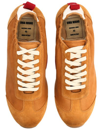 Uma Wang Men's Leather Sneaker Brown