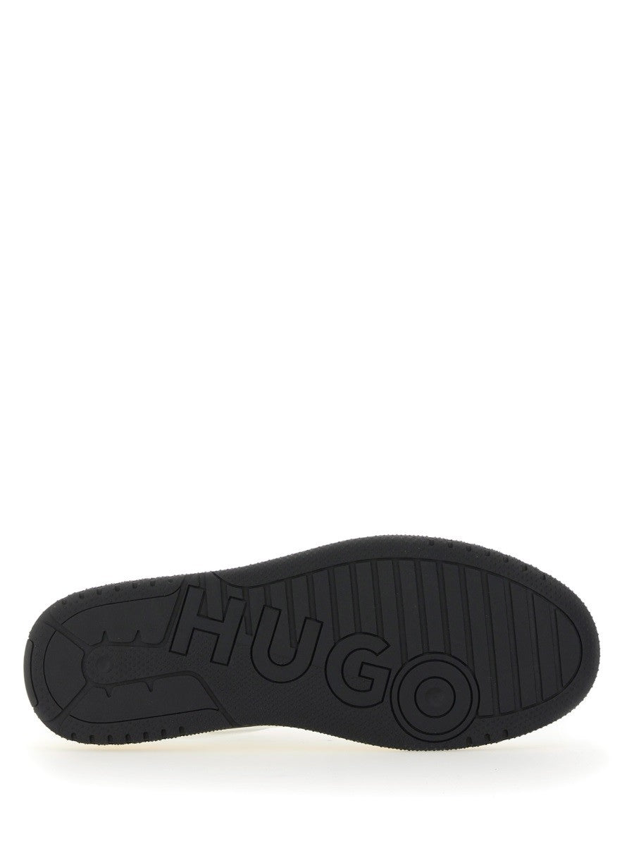 HUGO BOSS Men's Leather Sneaker White, view 6