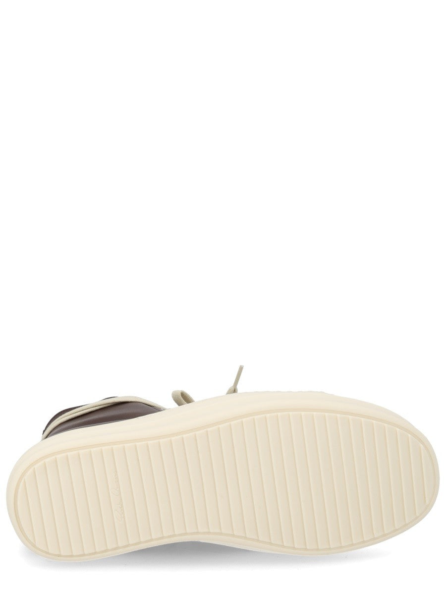Rick Owens Women's Leather Sneaker Brown