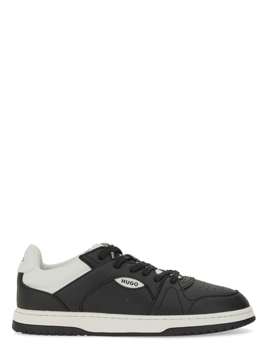 Hugo Men's Leather Sneaker Black Hugo