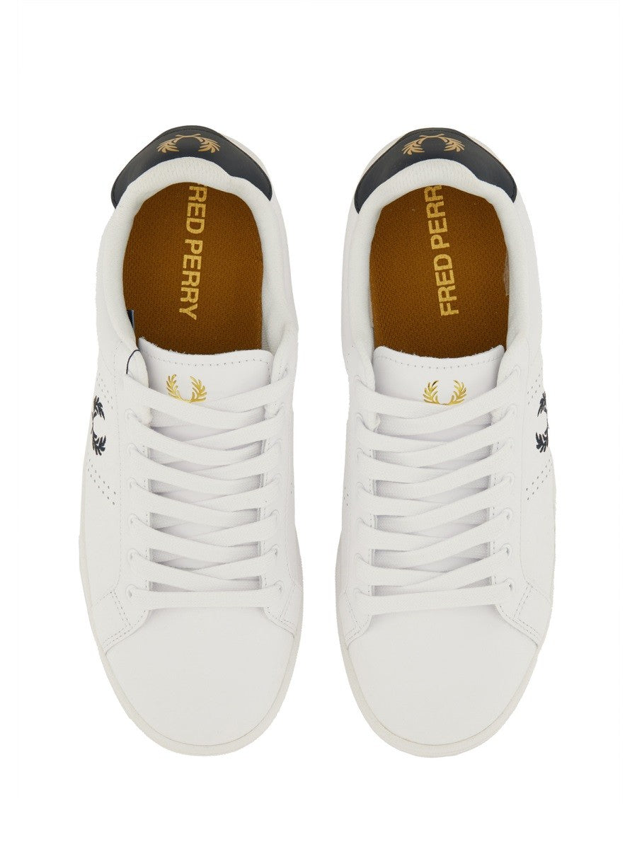 Fred Perry Men's Leather Sneaker White