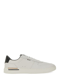 Boss Men's Leather Sneaker White
