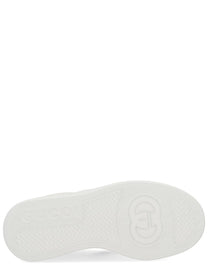 Gucci Women's Leather Sneaker Silver