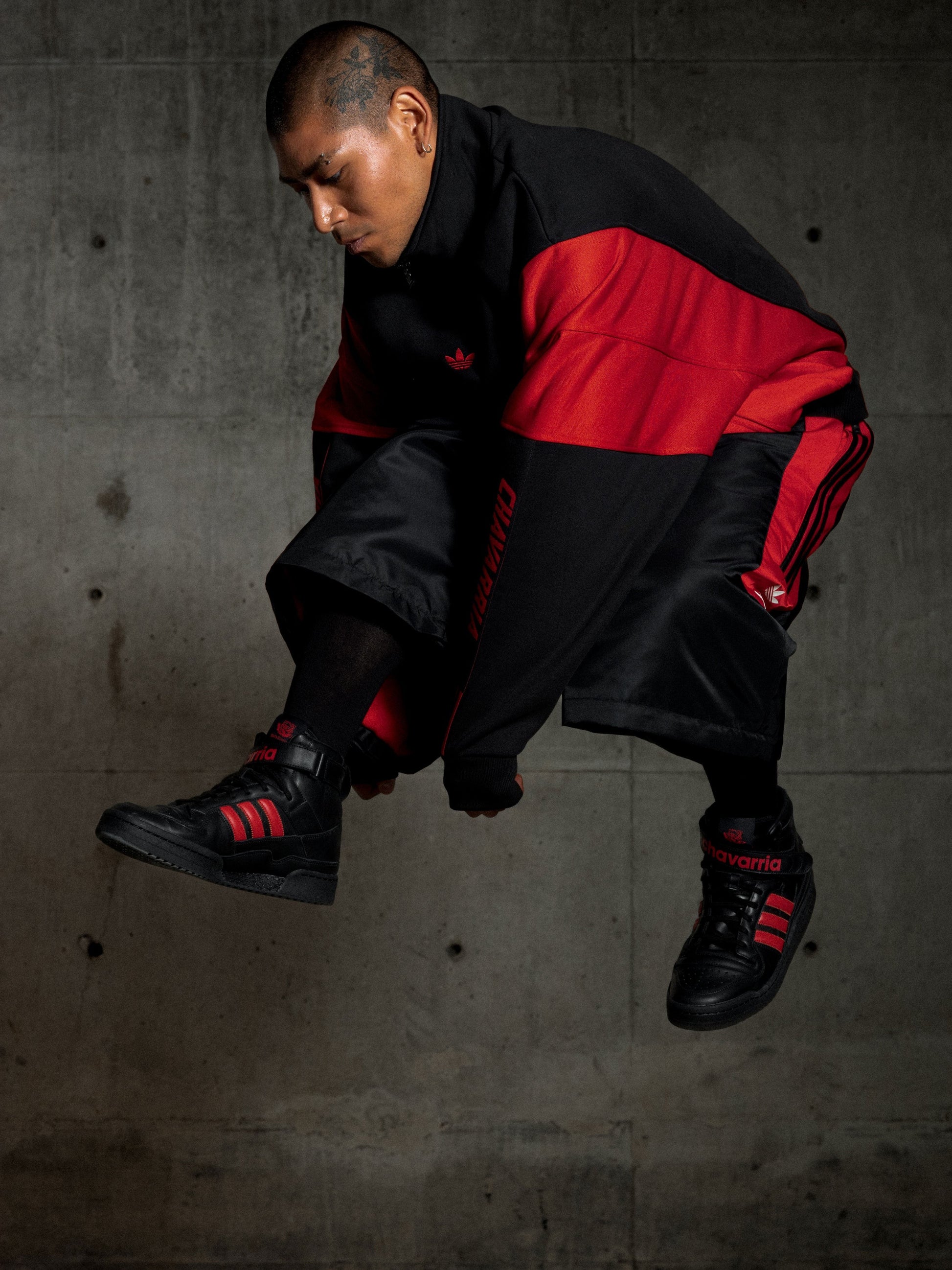 Adidas X Willy Chavarria Men's Leather Sneakers Black