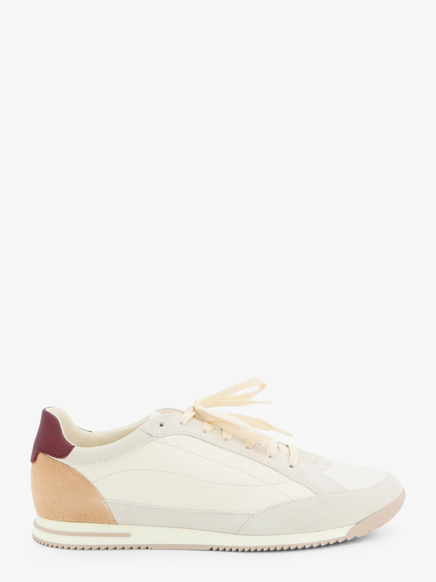 Brunello Cucinelli Men's Leather Sneakers White