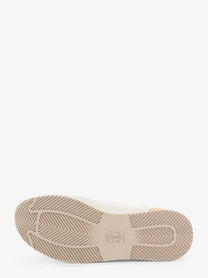 Brunello Cucinelli Men's Leather Sneakers White