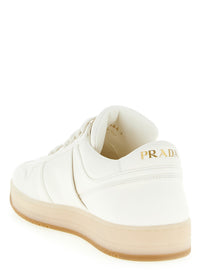 PRADA Leather Sneakers Beige