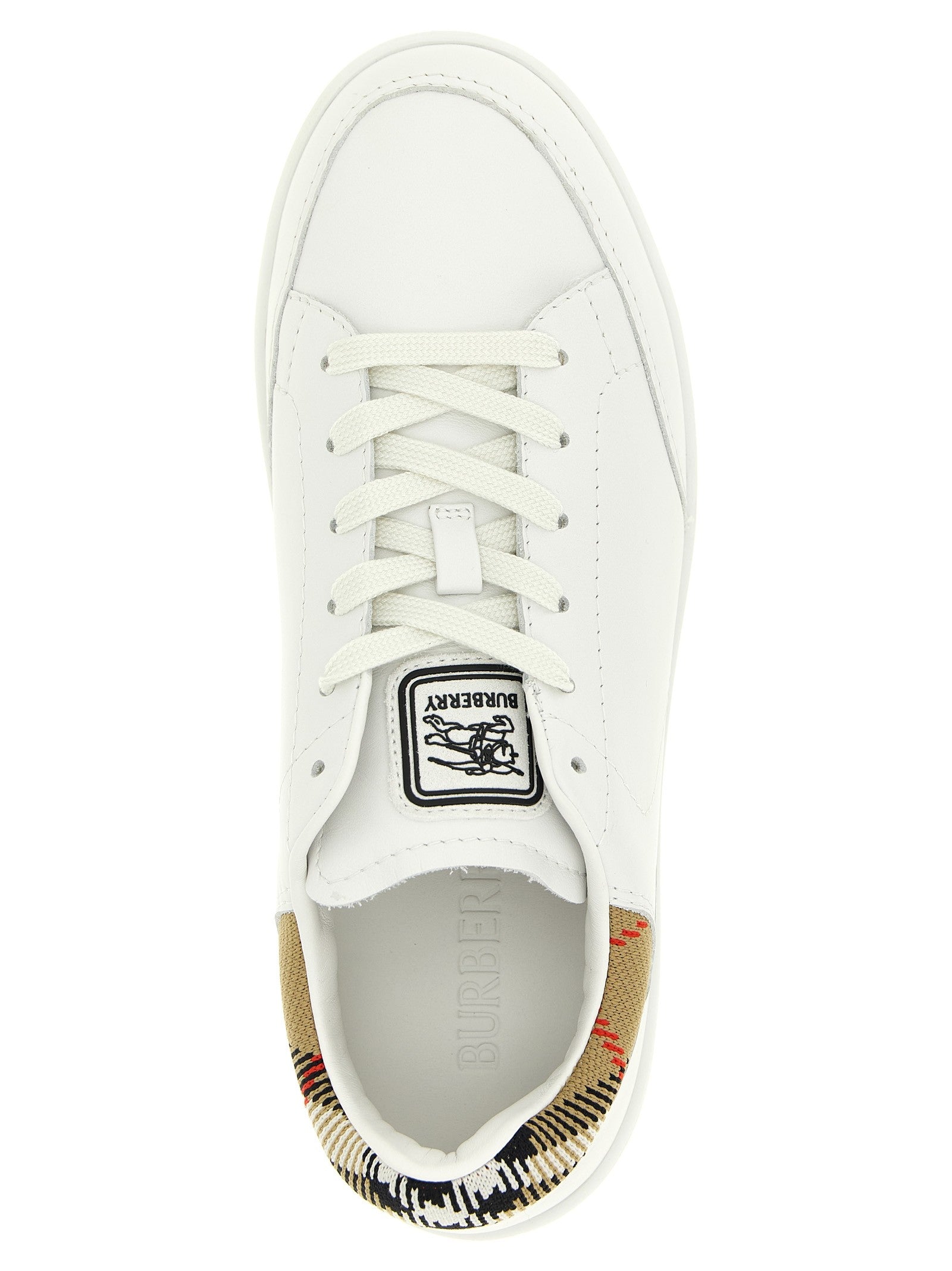Burberry Leather Sneakers Gold