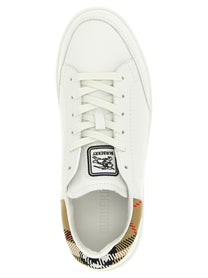 Burberry Leather Sneakers Gold