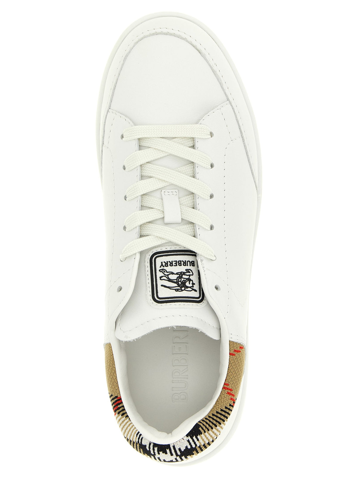 Burberry Leather Sneakers Gold, view 4
