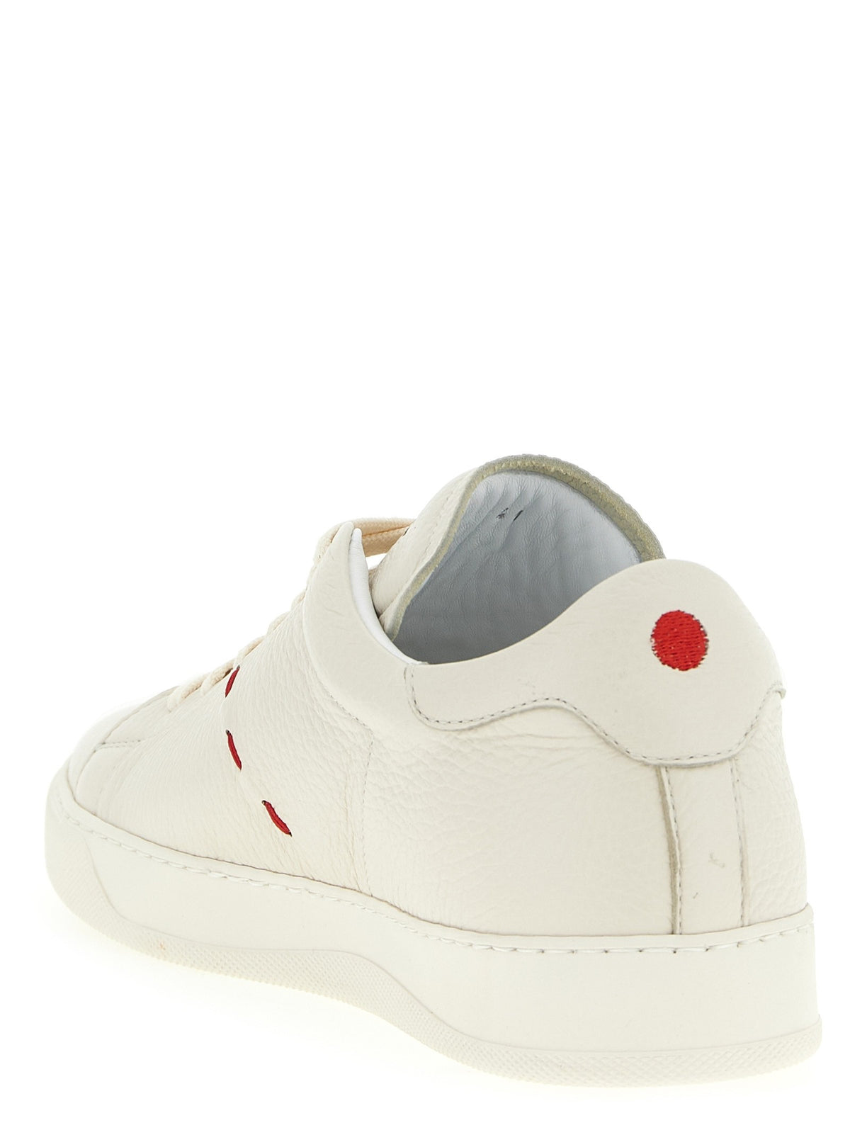 Kiton Leather Sneakers White