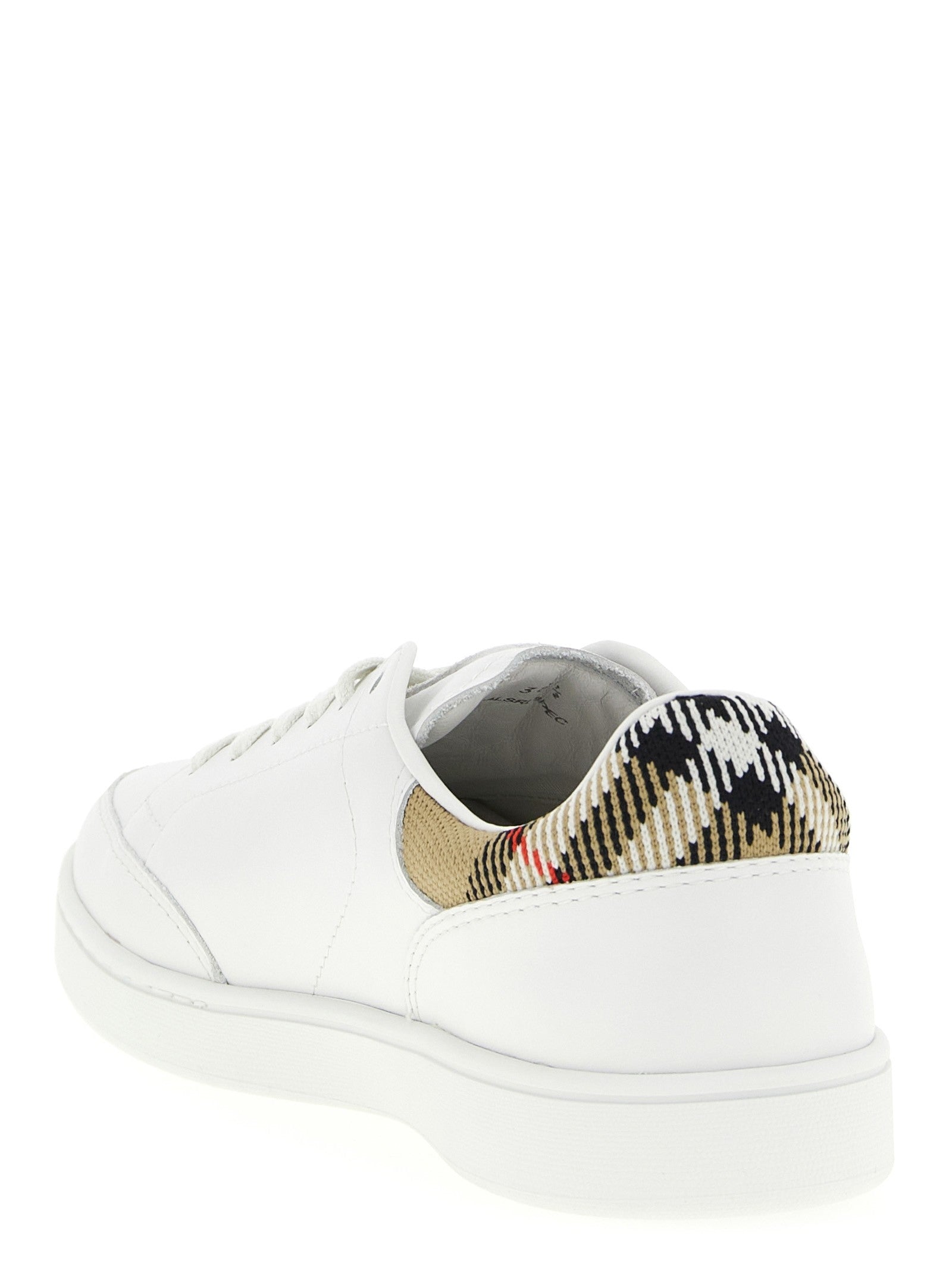 Burberry Leather Sneakers Gold