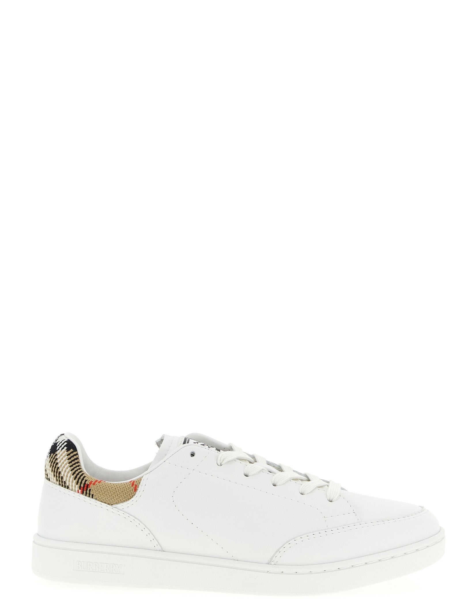 Burberry Leather Sneakers Gold