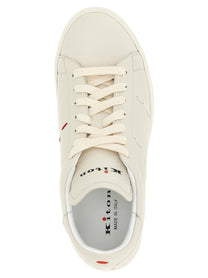 Kiton Leather Sneakers White