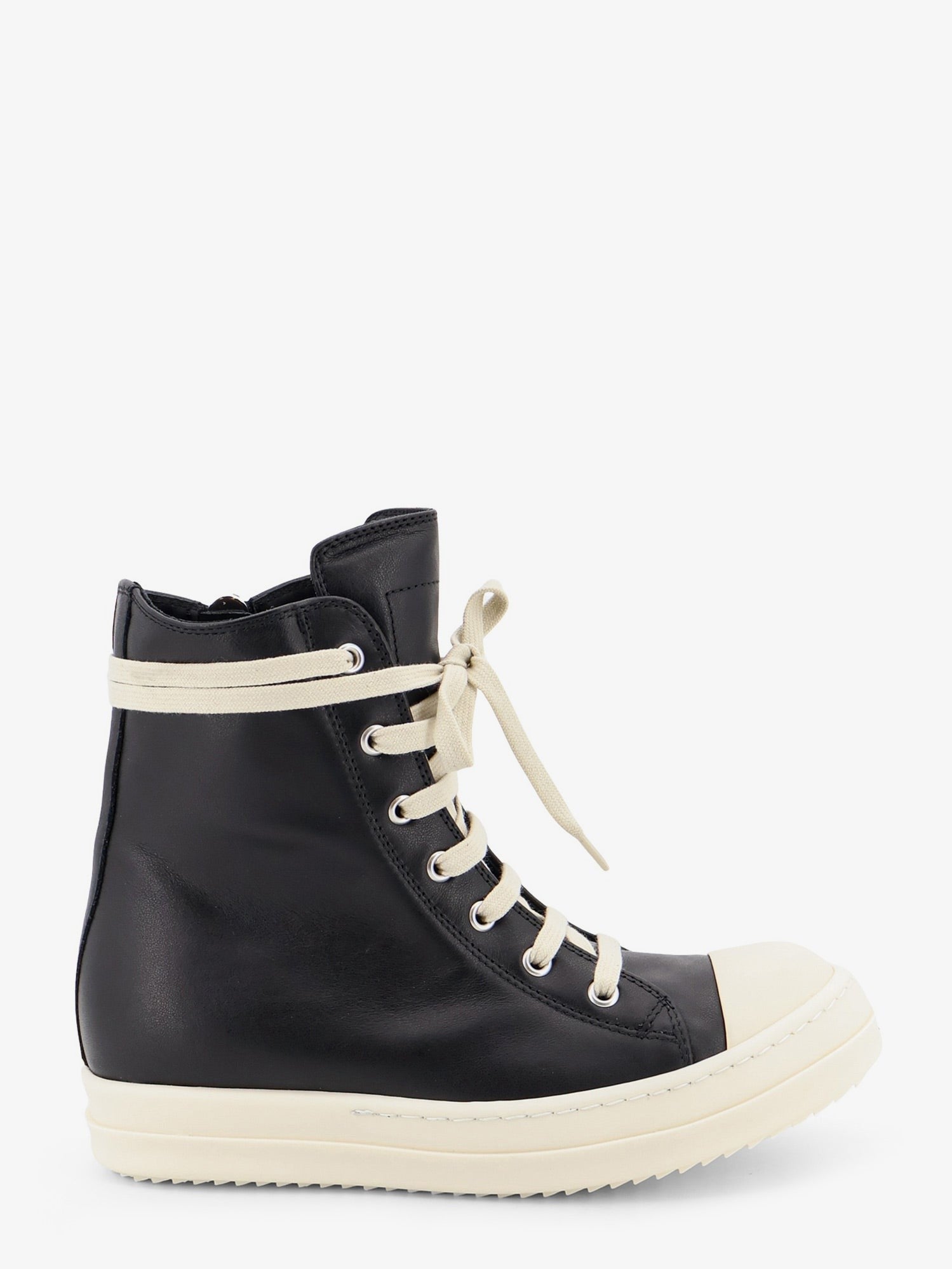 Rick Owens Women's Leather Sneakers Black