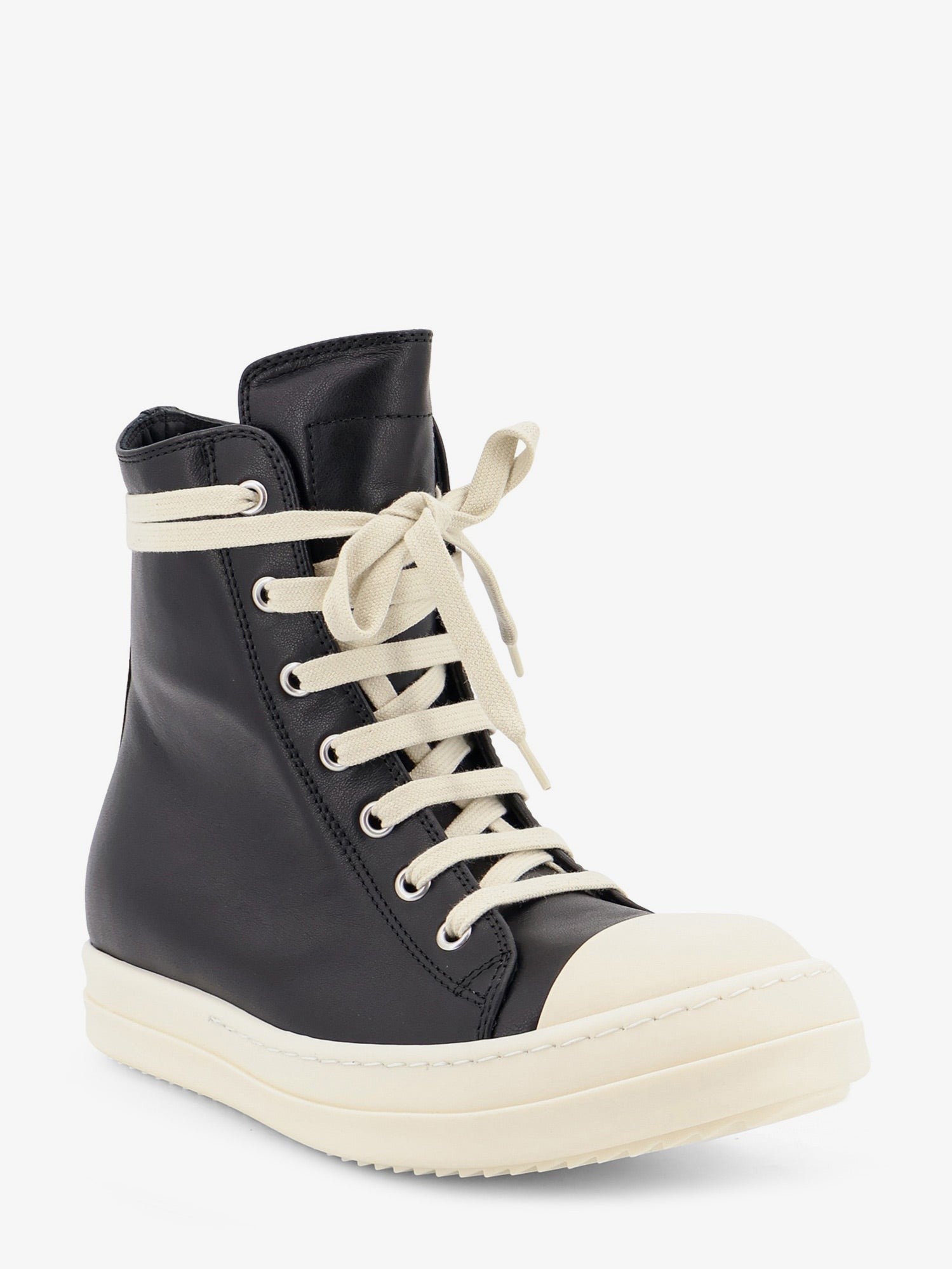 Rick Owens Women's Leather Sneakers Black